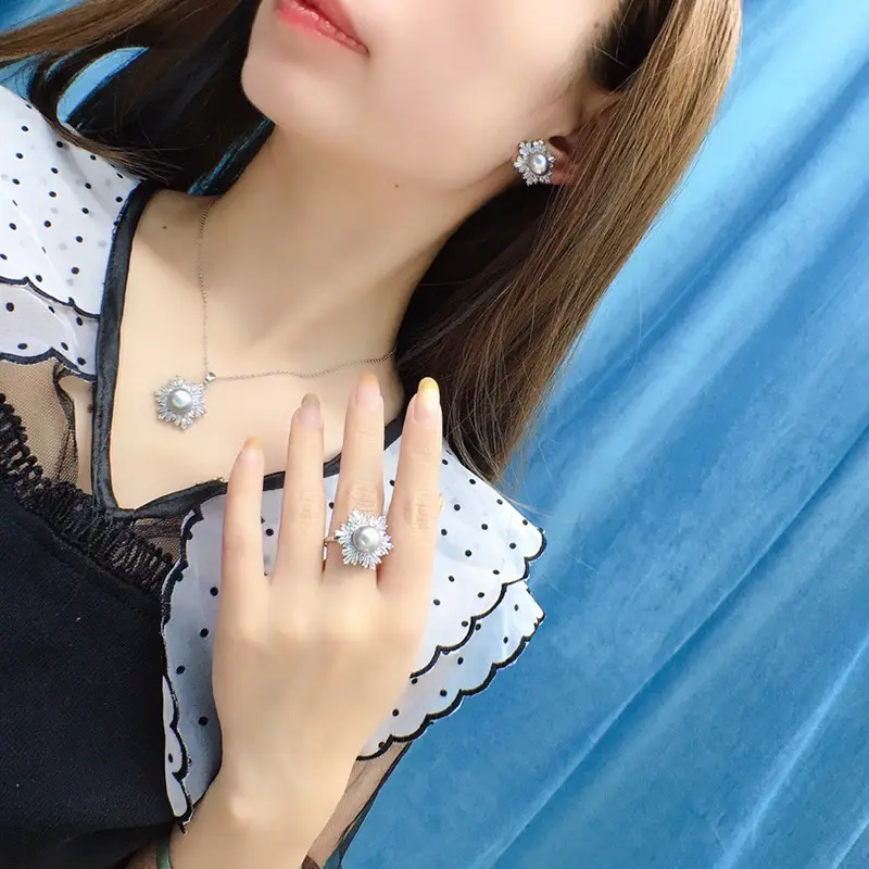珍珠三件套