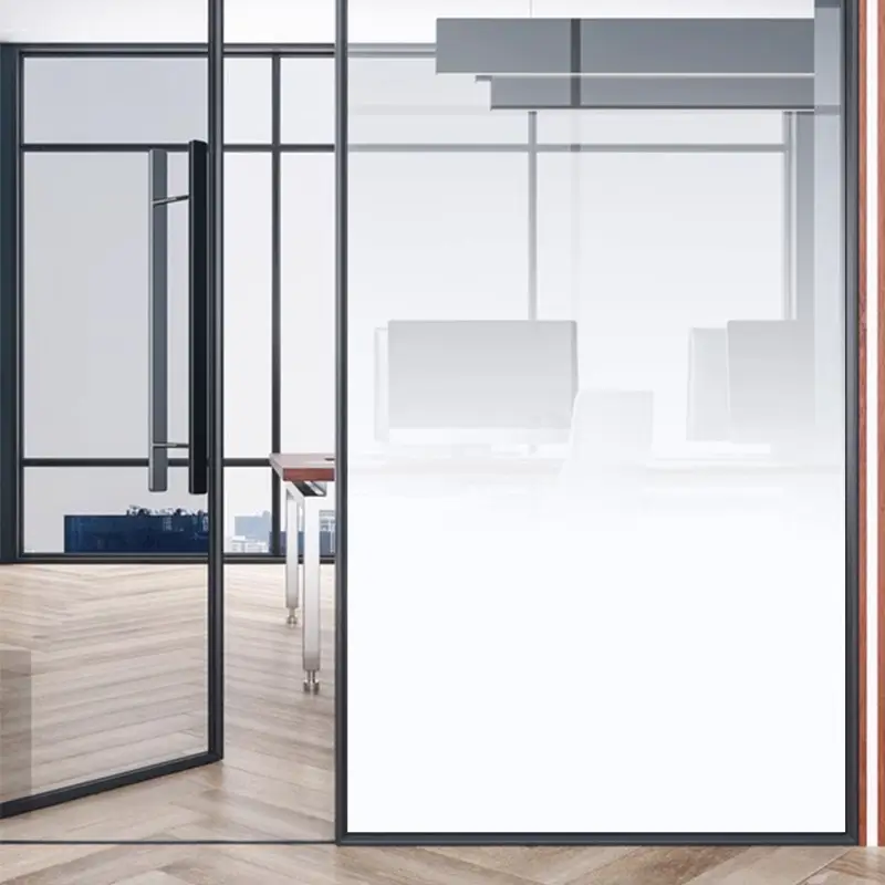 Gradient Glass Partition Office Decor One Way Two Way