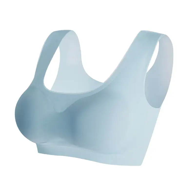 New Seamless Underwear Women Small Chest Gathered Back Vest Bra - Image 11