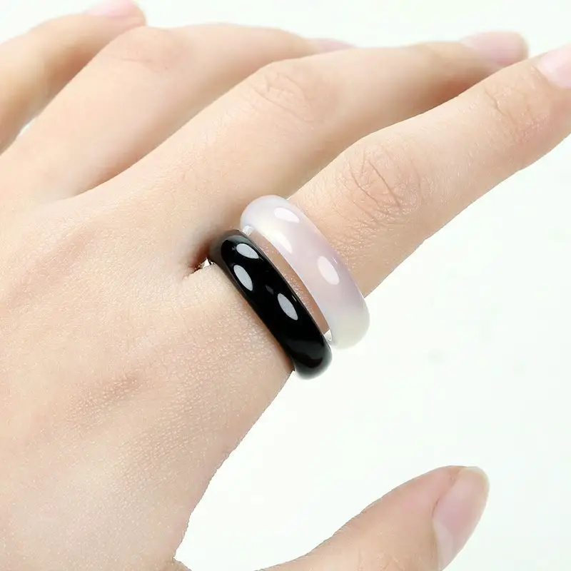 Black Jade Couple Rings for Men Women — feature 10