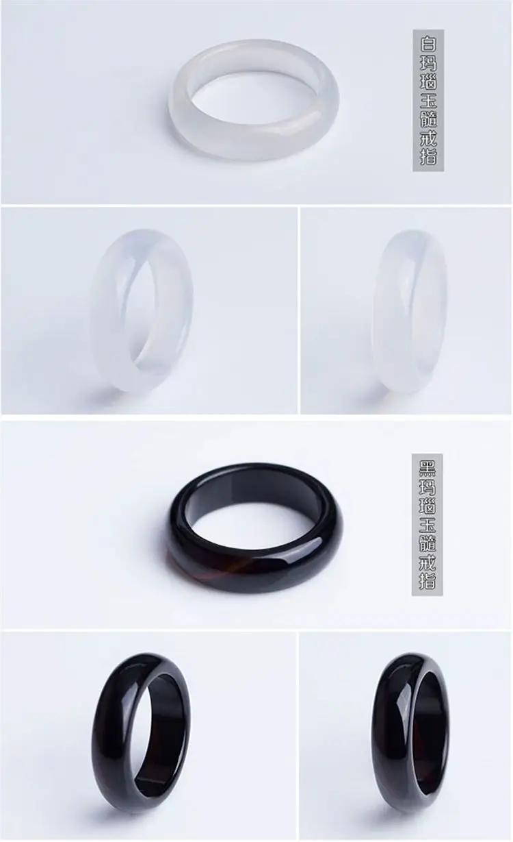 Black Jade Couple Rings for Men Women — feature 5