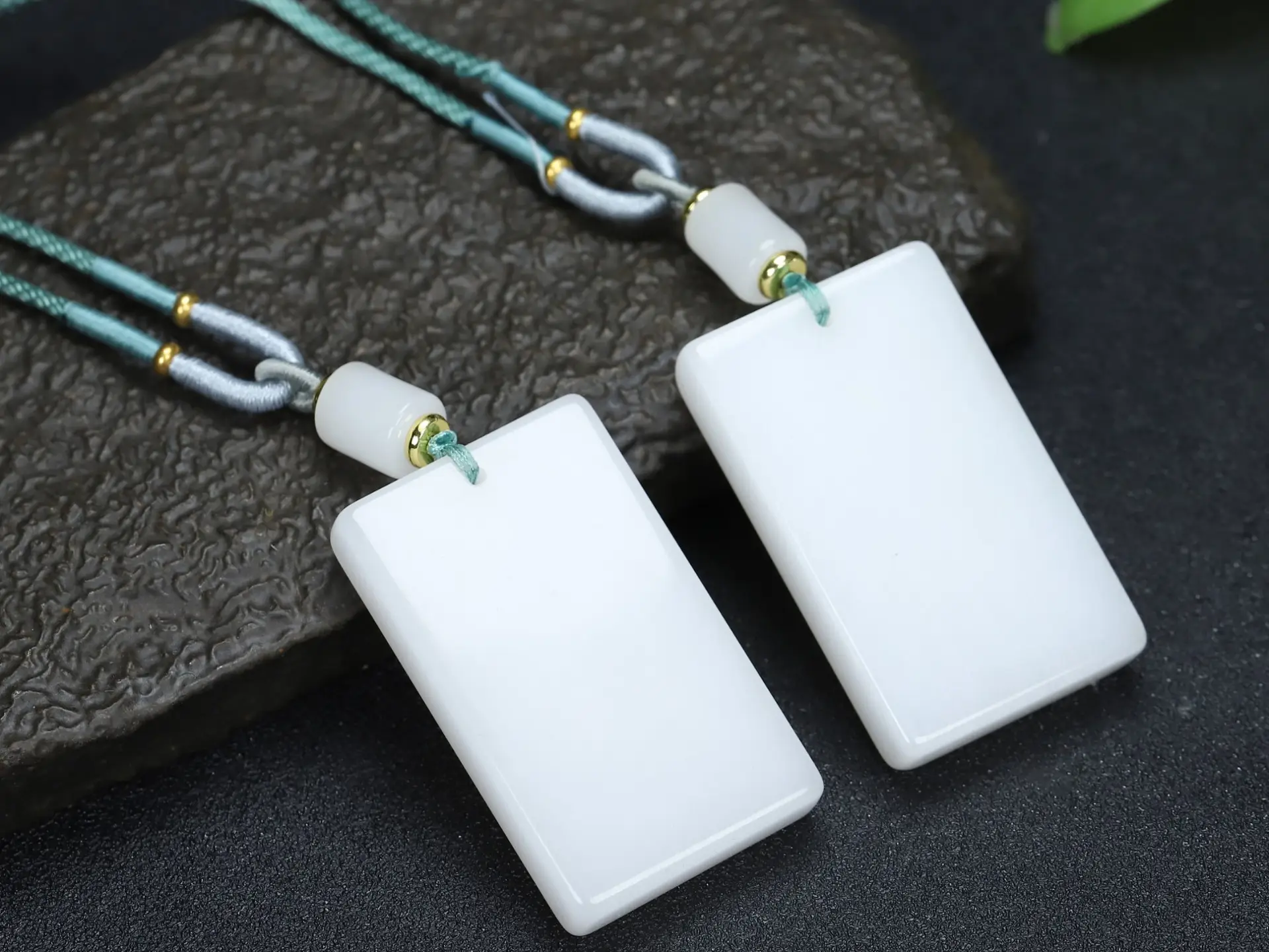 White Jade Peace & Safety Necklace for Men Women — feature 4
