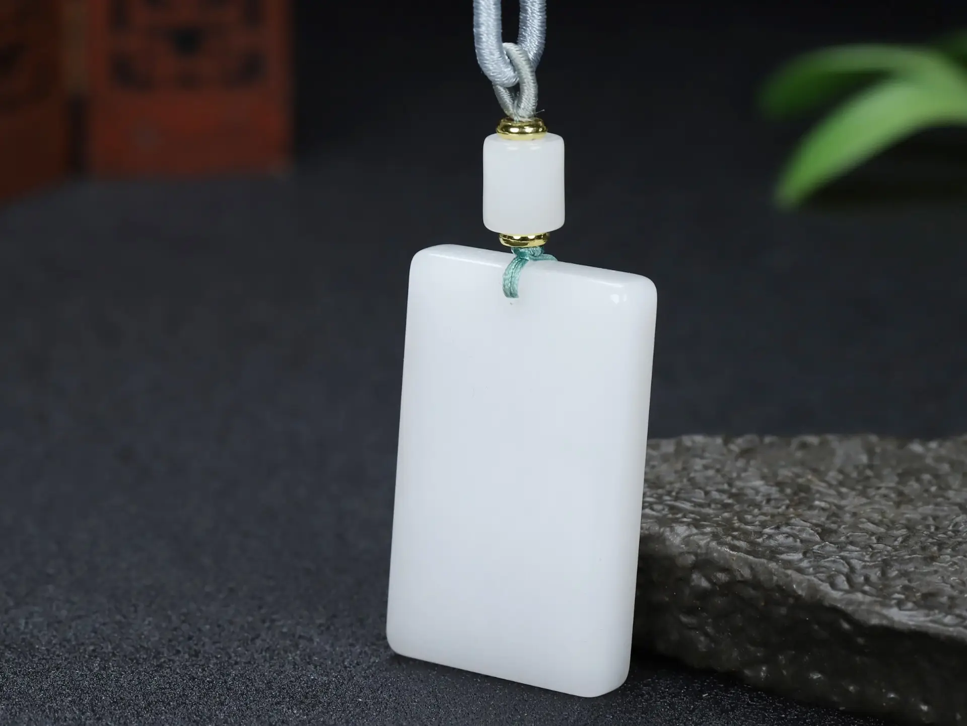 White Jade Peace & Safety Necklace for Men Women — feature 5