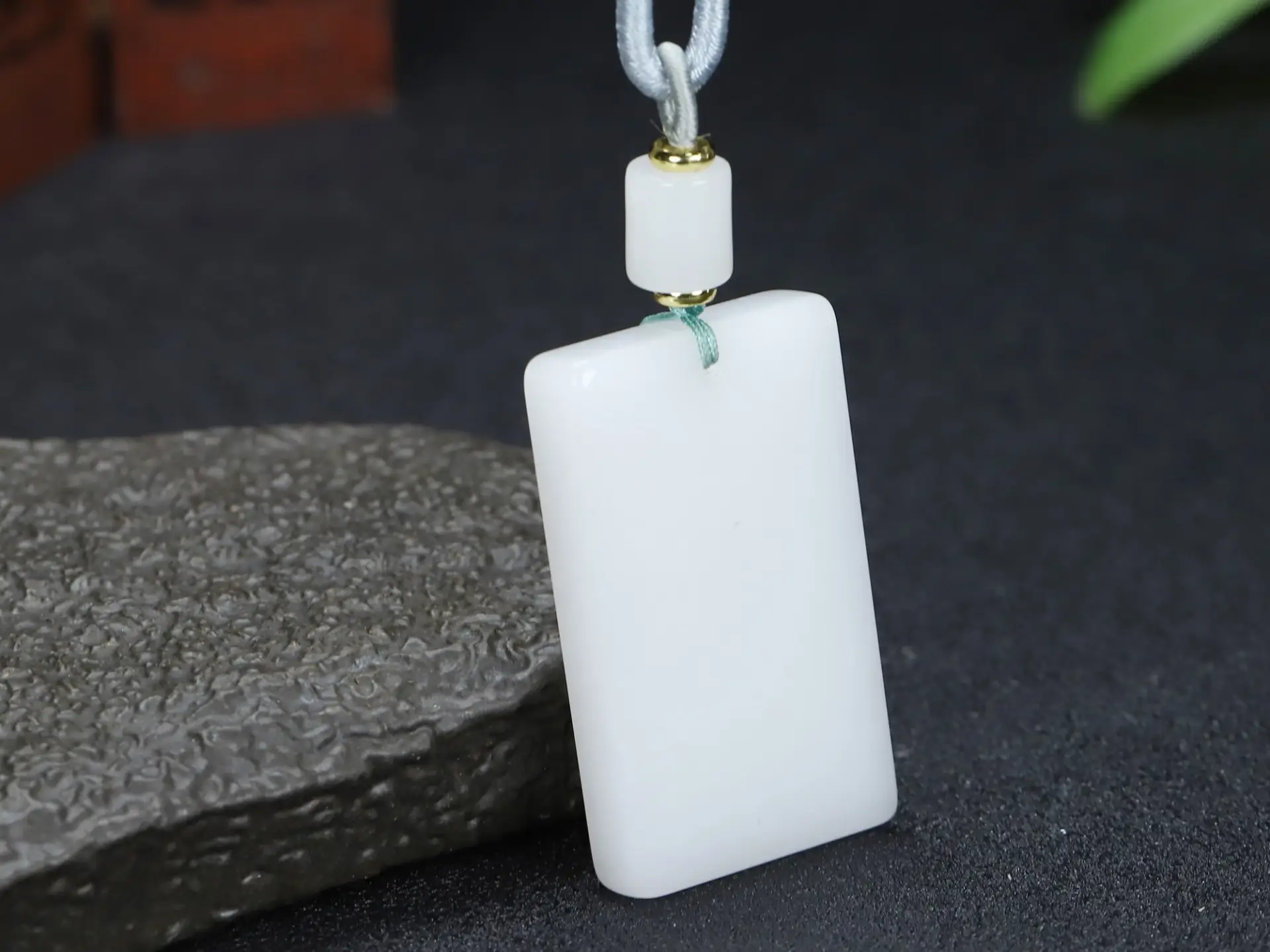 White Jade Peace & Safety Necklace for Men Women — feature 6