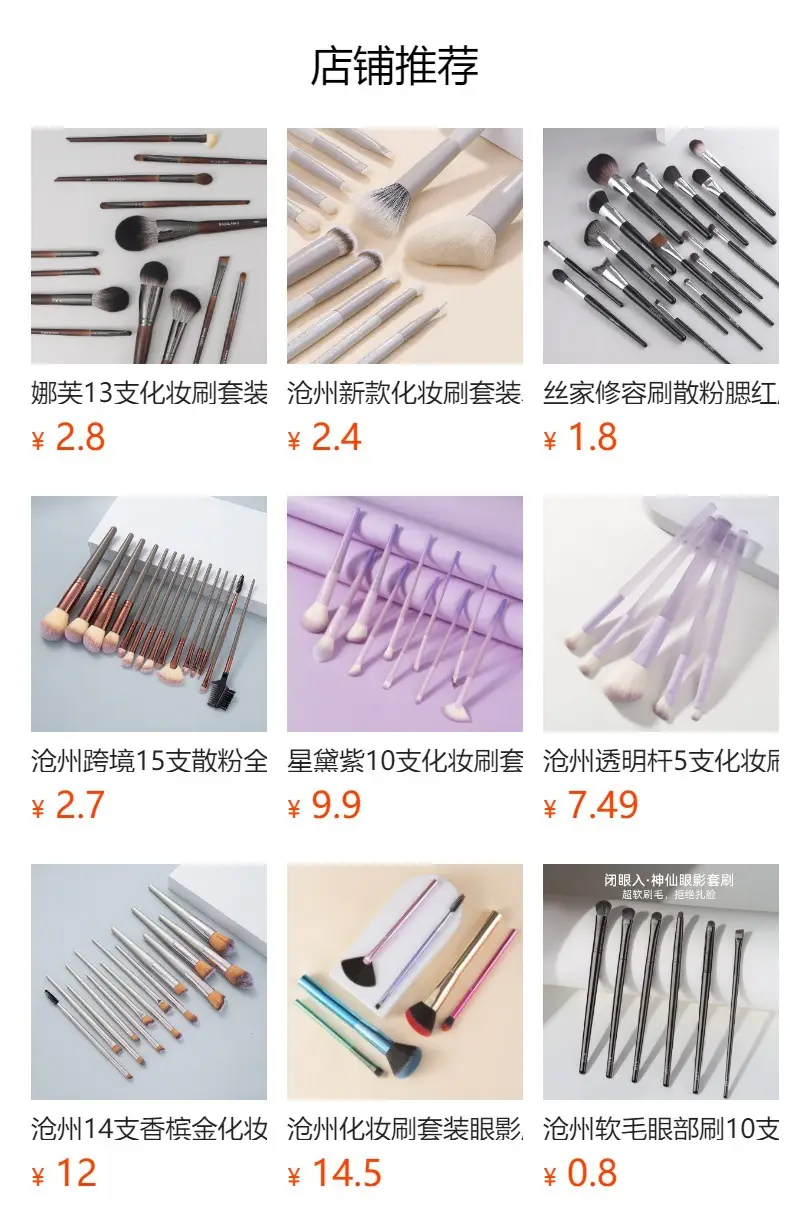 Cangzhou Cross-Border Animal Hair Eye Shadow Detail Brush Set — feature 2