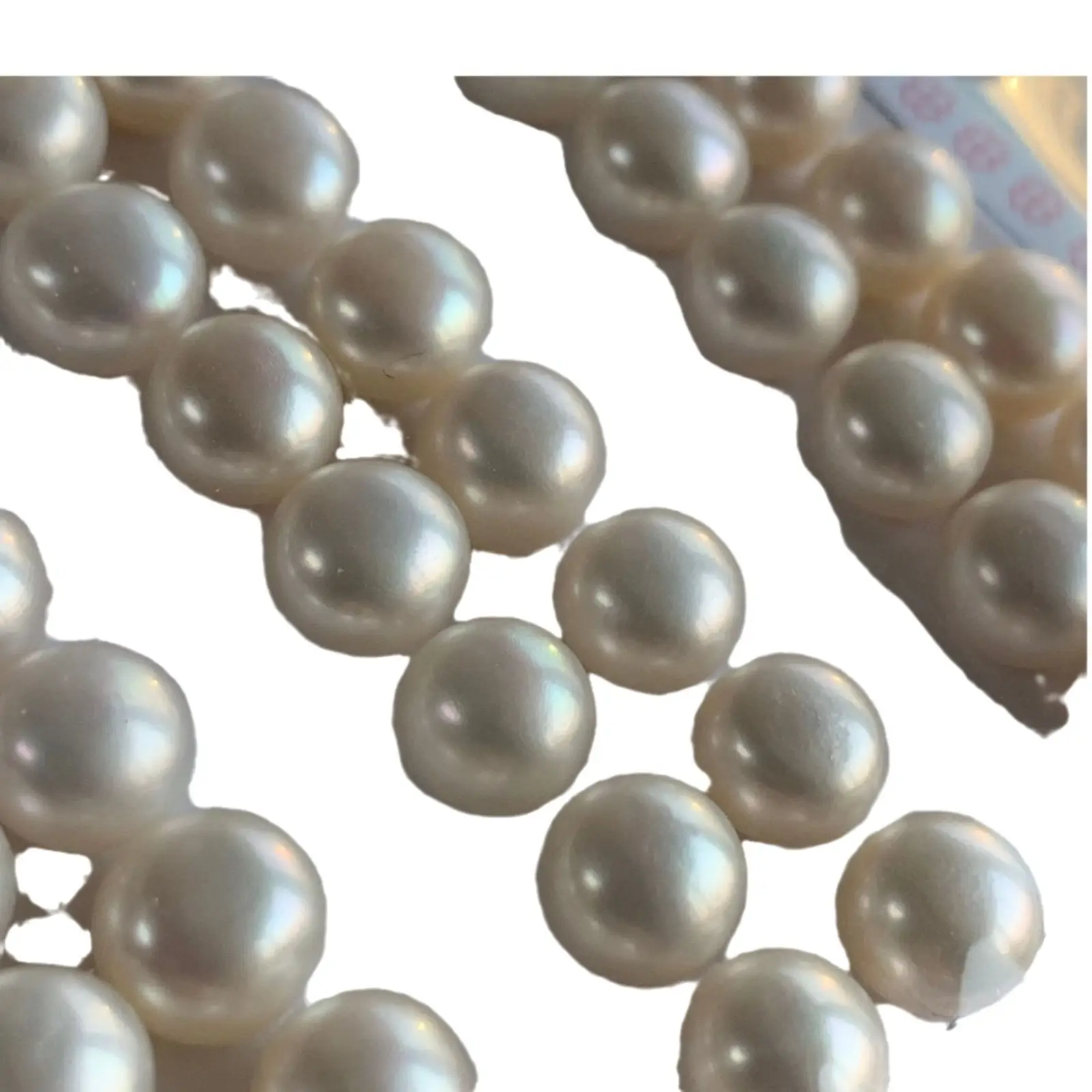 Zhuji Freshwater Pearl Beads Wholesale Half-Drilled Bun-Shaped Beads