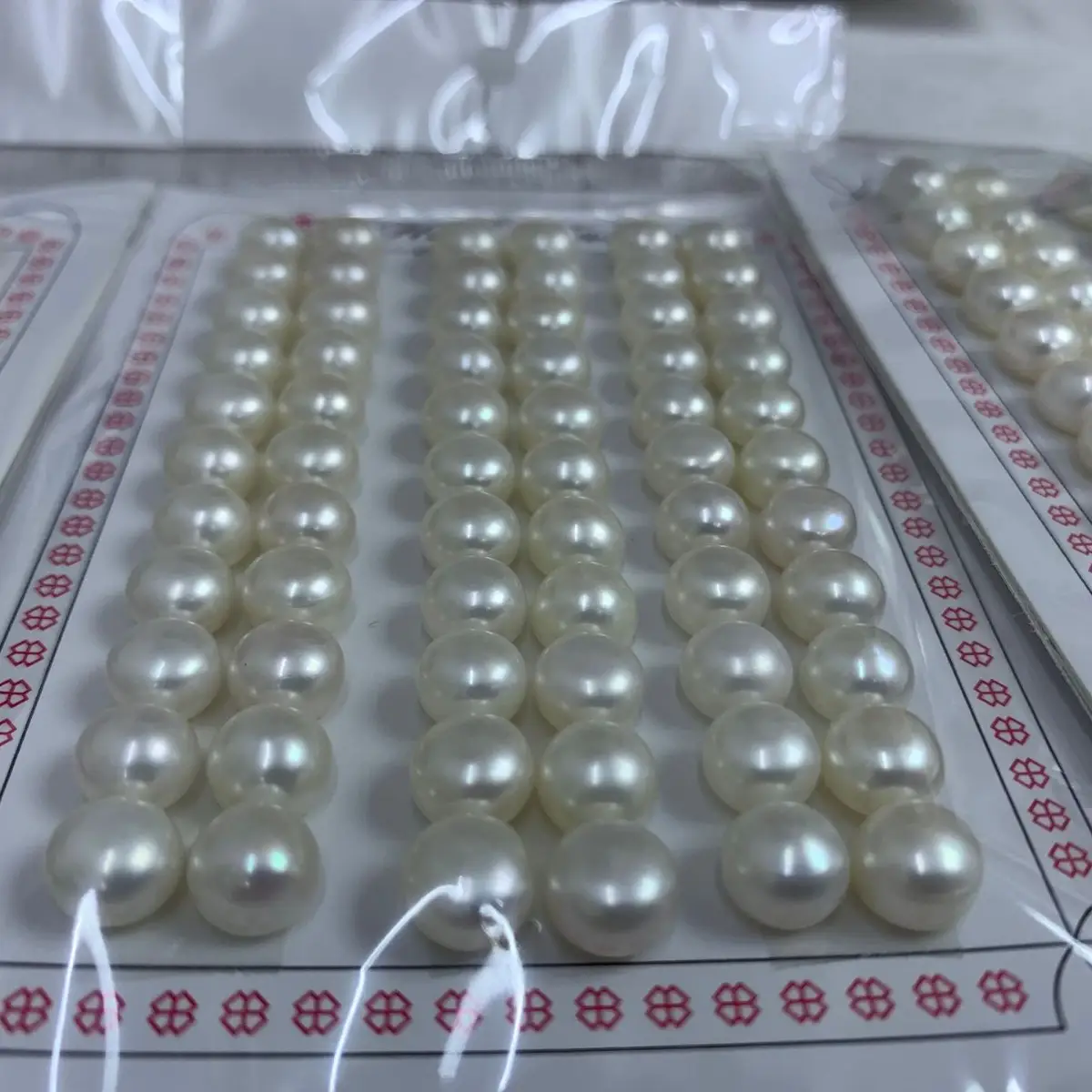Zhuji Freshwater Pearl Beads Wholesale Half-Drilled Bun-Shaped Beads — feature 1
