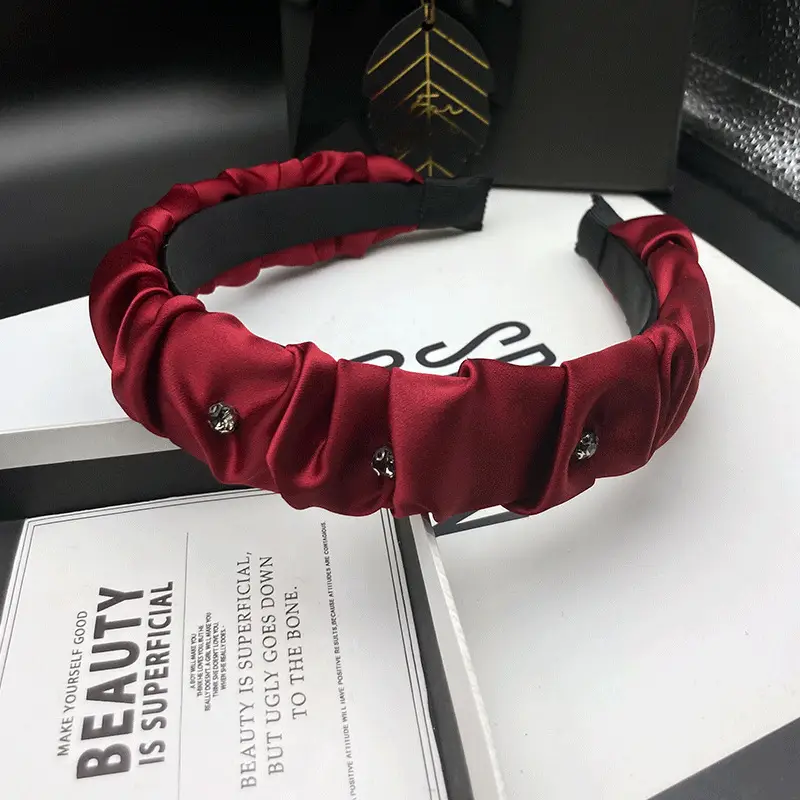 Red Rhinestone Hair Hoop for Women — feature 3
