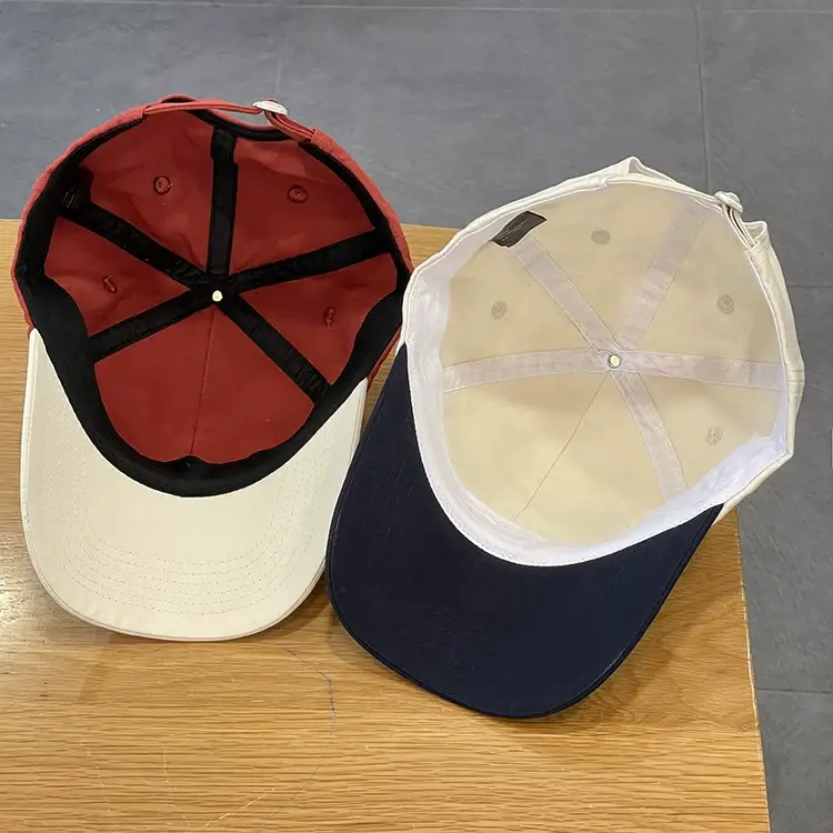 Women's Letter Embroidered Baseball Cap Yellow Blue — feature 15