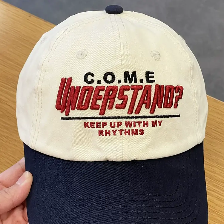 Women's Letter Embroidered Baseball Cap Yellow Blue — feature 21
