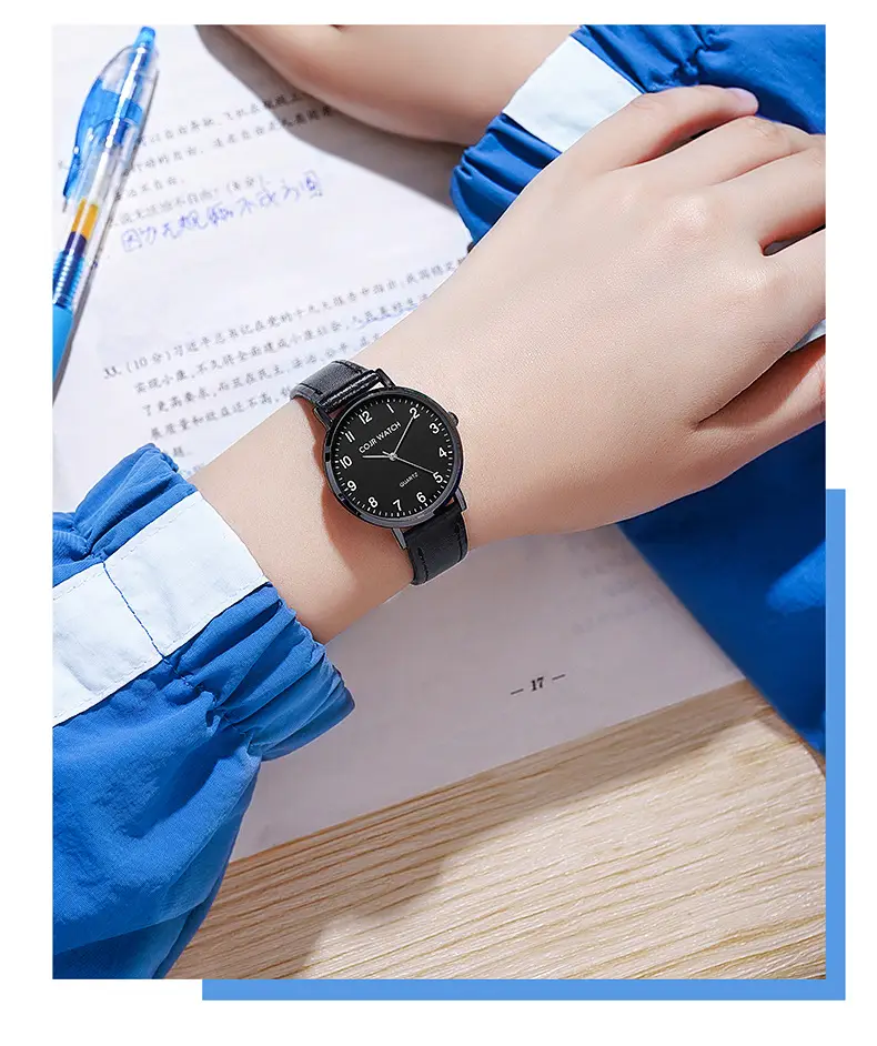 Cojr Student Civil Exam Watch Silent Waterproof Digital Quartz — feature 13