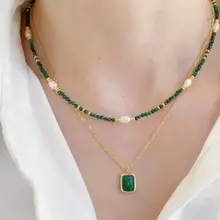 S925 Silver Pearl Beaded Clavicle Necklace — feature 21