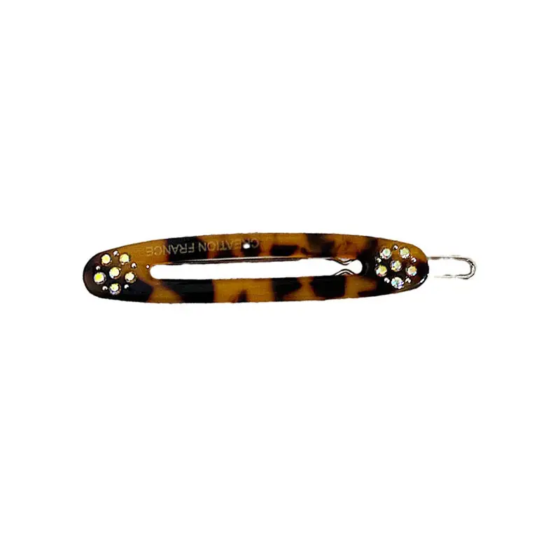 Korean Style Diamond Embroidered Hairpin Clip - Image 14