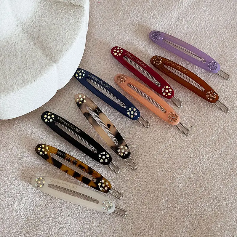 Korean Style Diamond Embroidered Hairpin Clip — feature 16