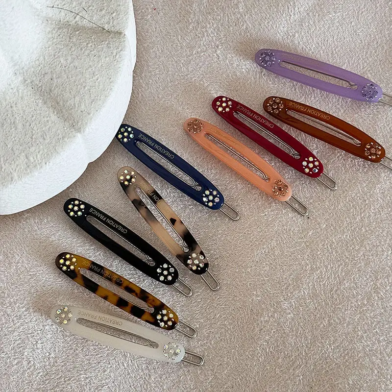 Korean Style Diamond Embroidered Hairpin Clip — feature 18