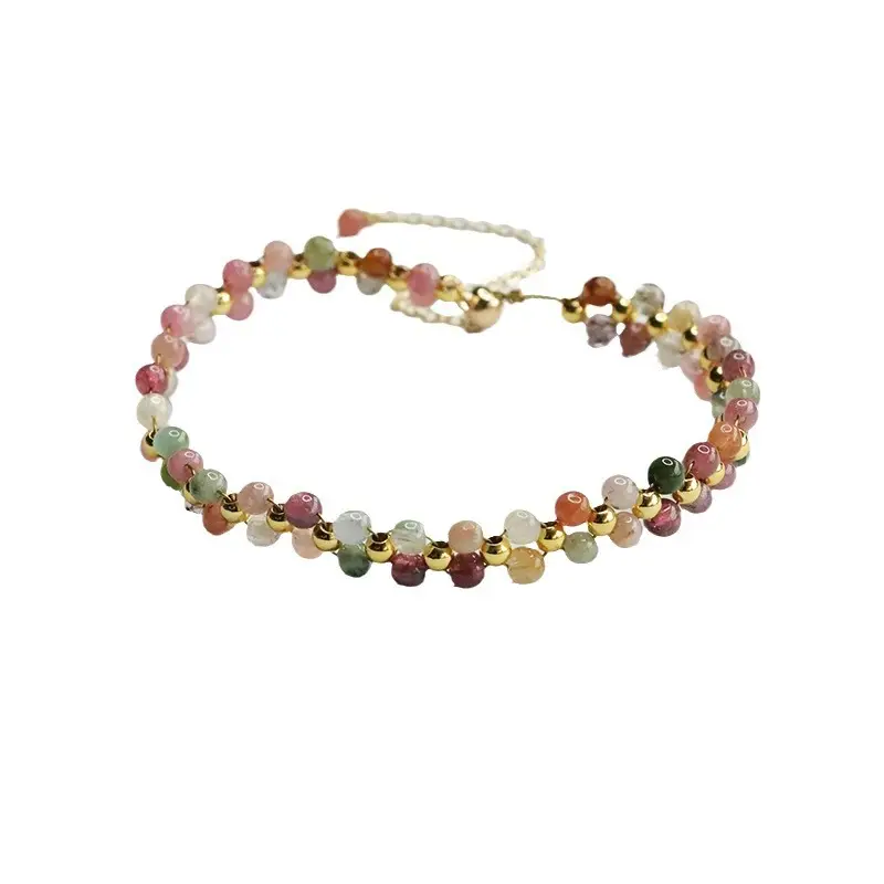 Guan Yu Natural Color Tourmaline Bracelet Crystal Gemstone - Image 6