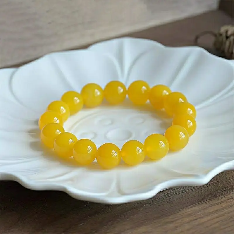 Yellow Agate Bracelet for Men Women Wealth Attracting — feature 4