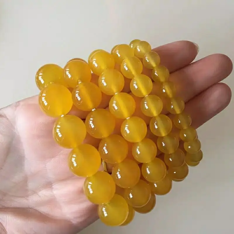 Yellow Agate Bracelet for Men Women Wealth Attracting — feature 6