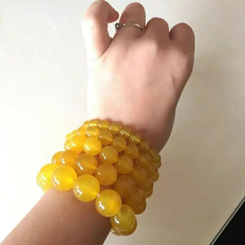 Yellow Agate Bracelet for Men Women Wealth Attracting — feature 7