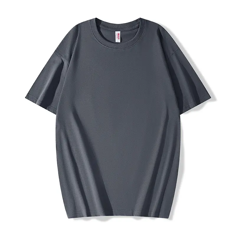 Black Loose Fit T-Shirt Large Drop Shoulder - Image 2
