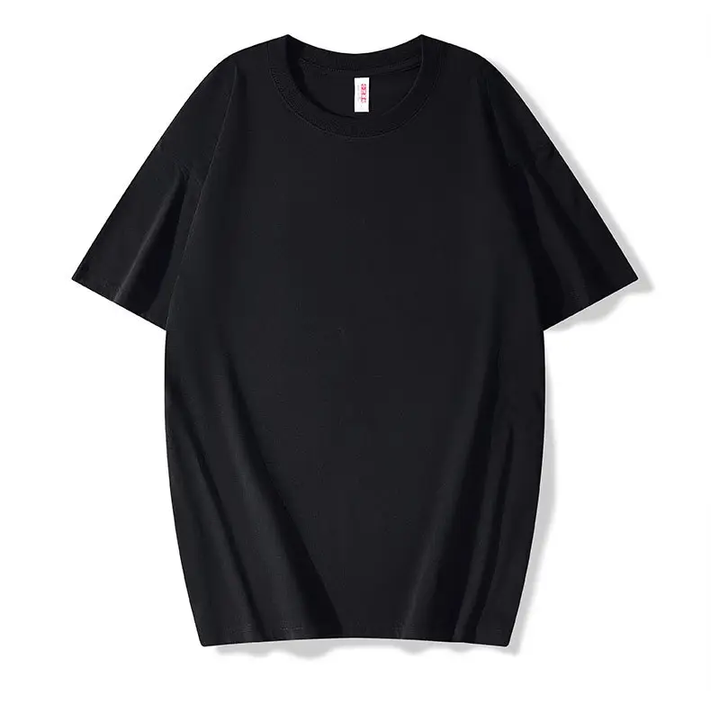 Black Loose Fit T-Shirt Large Drop Shoulder — feature 16