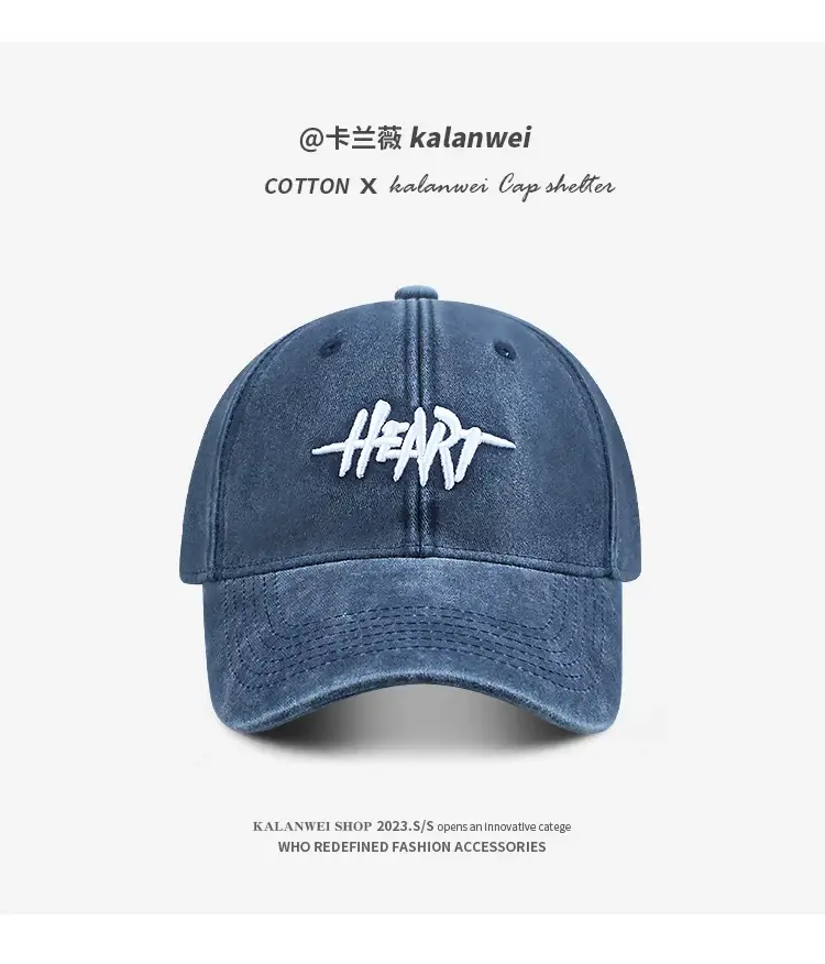 Women Heart Embroidered Maroon Baseball Cap — feature 22