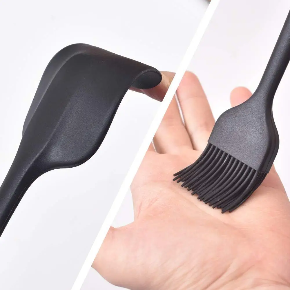 Silicone baking 5-piece silicone spatula scraper oil brush egg beater kitchenware 5 pieces suit baking tools suit