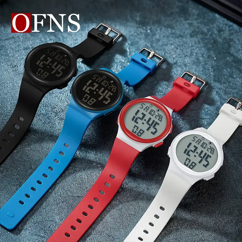 Ofns Youth Digital Watch Multi-Functional Luminous Alarm Clock - Image 9