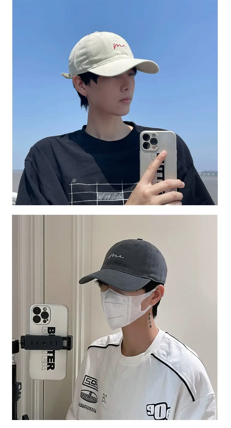 Men's Beige Logo Cap Casual Wear — feature 16