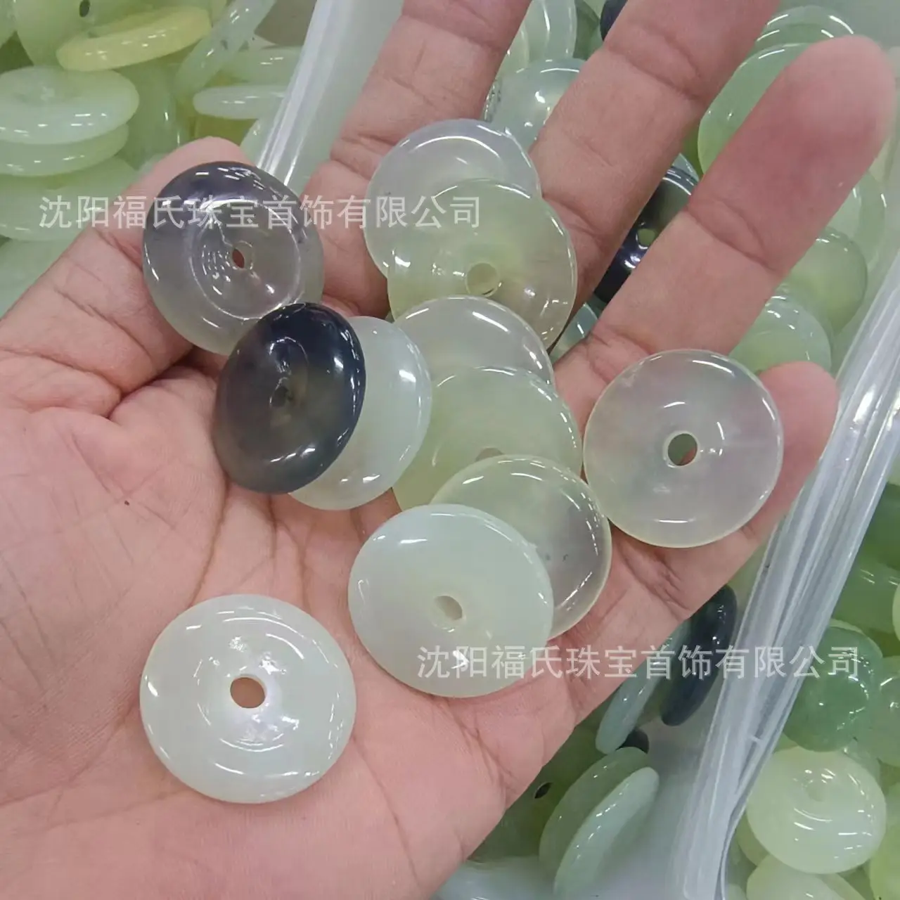 Natural Jade Ice Pendant Cat's Claw Bamboo Water Drop Auspicious Cloud Lock Peace Buckle Gourd Laughing Buddha Guanyin Various Styles Without String - Image 14