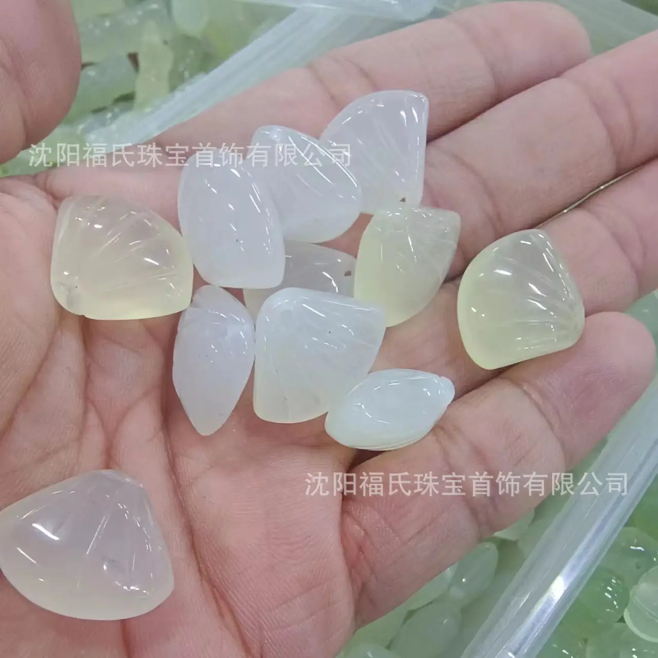Natural Jade Ice Pendant Cat's Claw Bamboo Water Drop Auspicious Cloud Lock Peace Buckle Gourd Laughing Buddha Guanyin Various Styles Without String - Image 6
