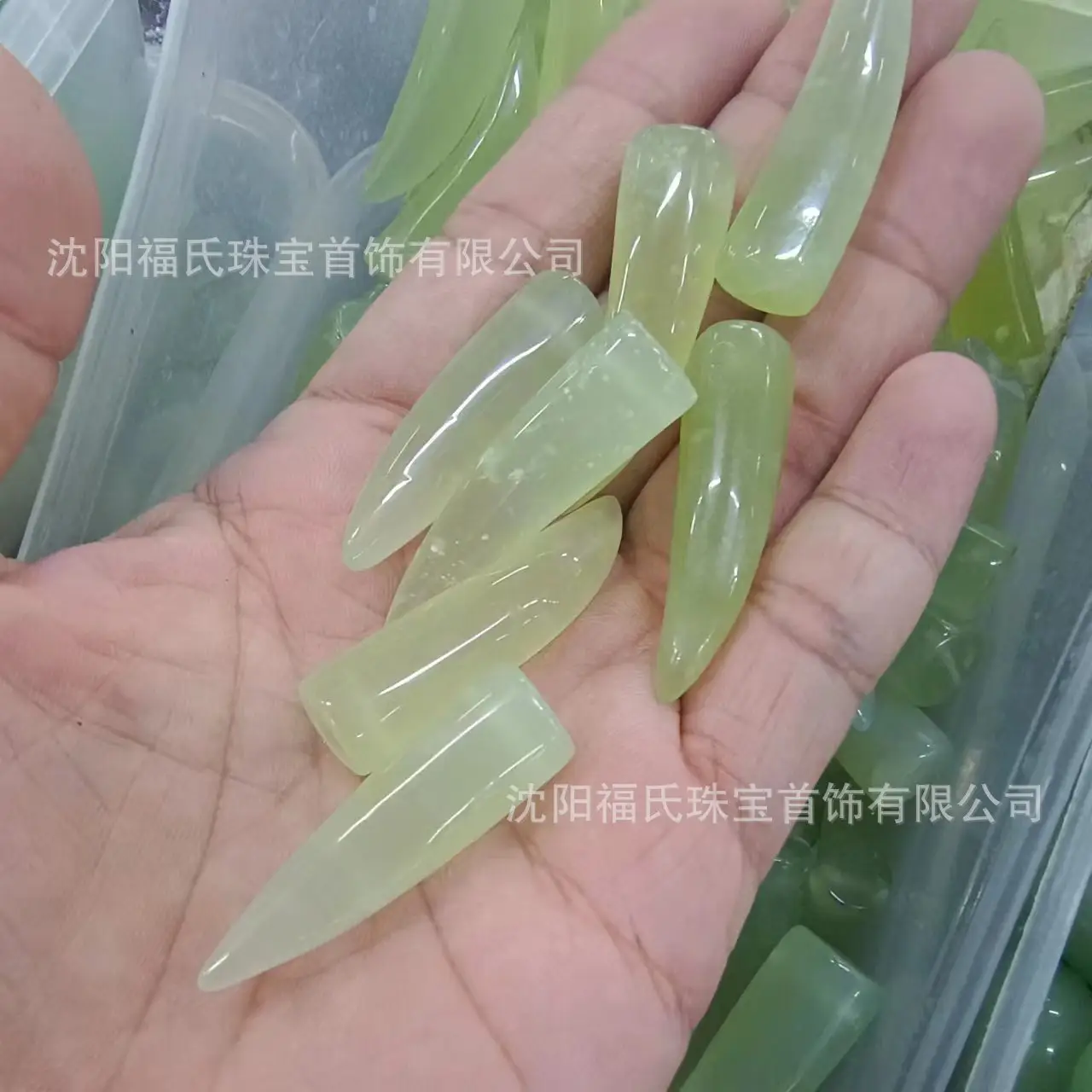 Natural Jade Ice Pendant Cat's Claw Bamboo Water Drop Auspicious Cloud Lock Peace Buckle Gourd Laughing Buddha Guanyin Various Styles Without String - Image 9
