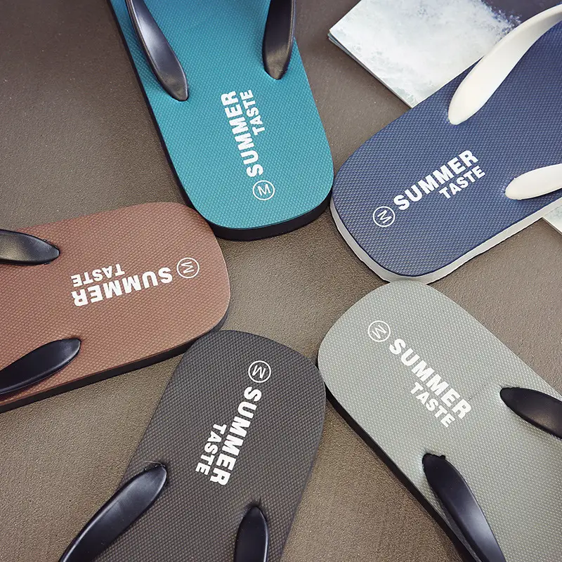 Men's Flip-Flops Summer Slippers Men's Non-Slip Thong Sandals Student Beach Flip-Flops Trendy Hot Item - Image 7