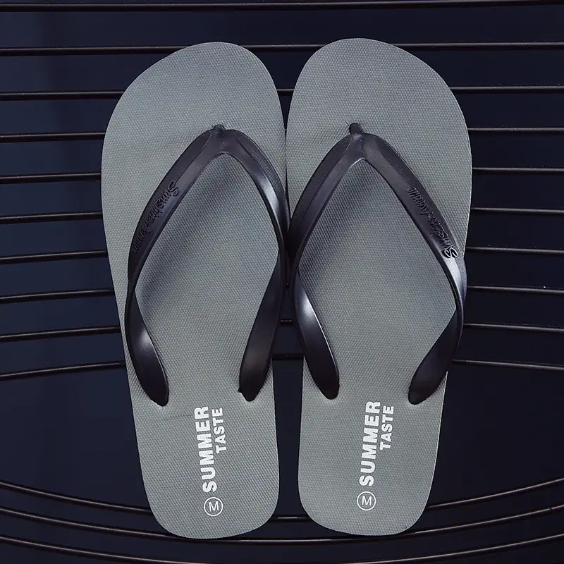 Men's Flip-Flops Summer Slippers Men's Non-Slip Thong Sandals Student Beach Flip-Flops Trendy Hot Item - Image 2