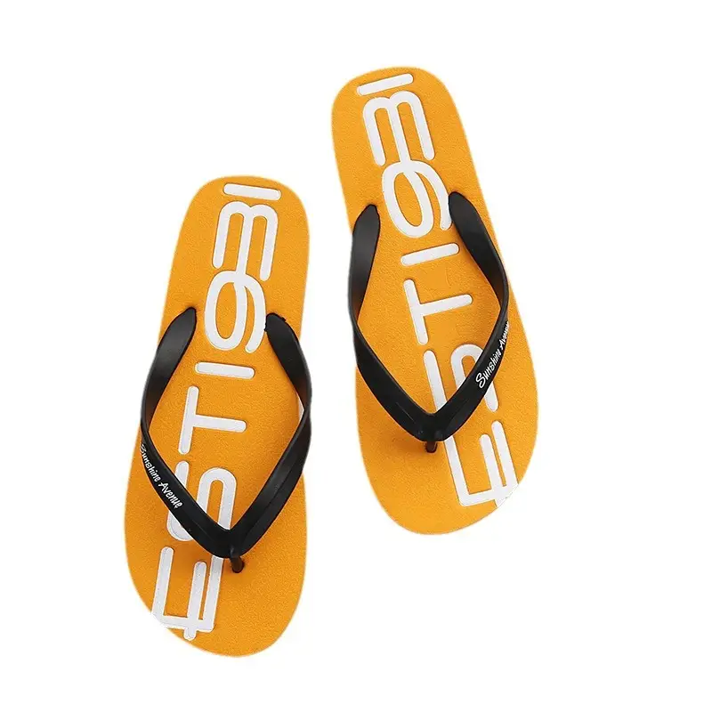Men's Flip-Flops, Summer Non-Slip Slippers, Men's Personalized Korean Style Couple's Beach Shoes, Outdoor Sandals, Trendy Style - Image 10