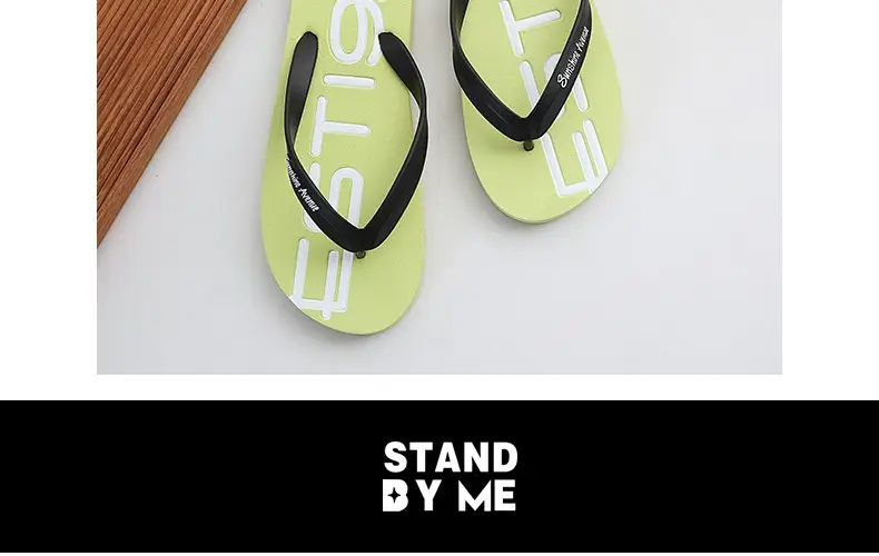 Men's Flip-Flops, Summer Non-Slip Slippers, Men's Personalized Korean Style Couple's Beach Shoes, Outdoor Sandals, Trendy Style — feature 11