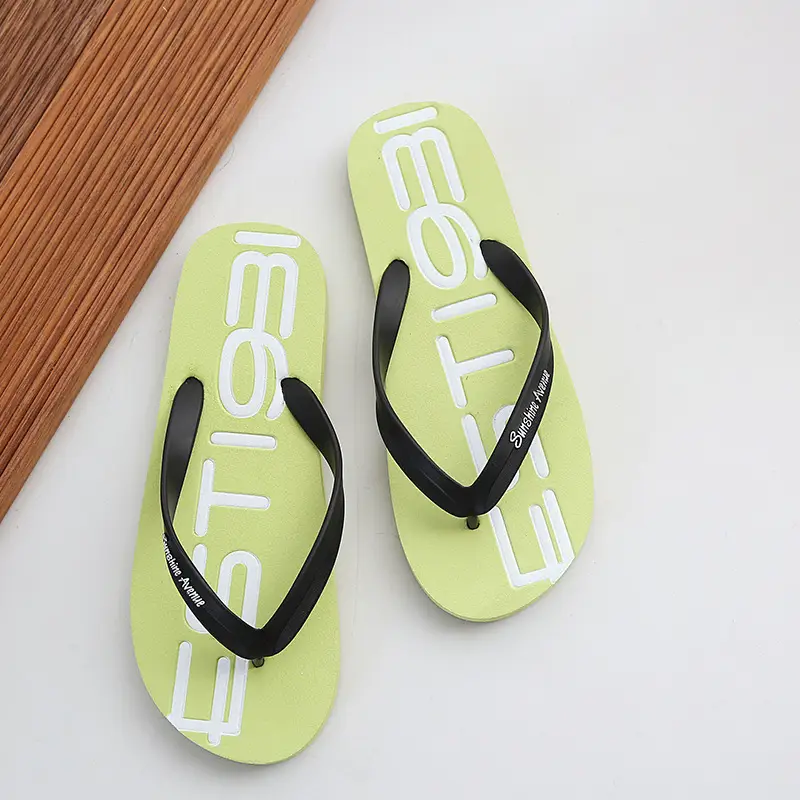 Men's Flip-Flops, Summer Non-Slip Slippers, Men's Personalized Korean Style Couple's Beach Shoes, Outdoor Sandals, Trendy Style - Image 3