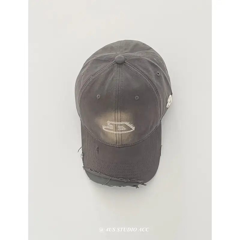Women Washed Old Soft Top Baseball Cap Sun Protection - Image 2