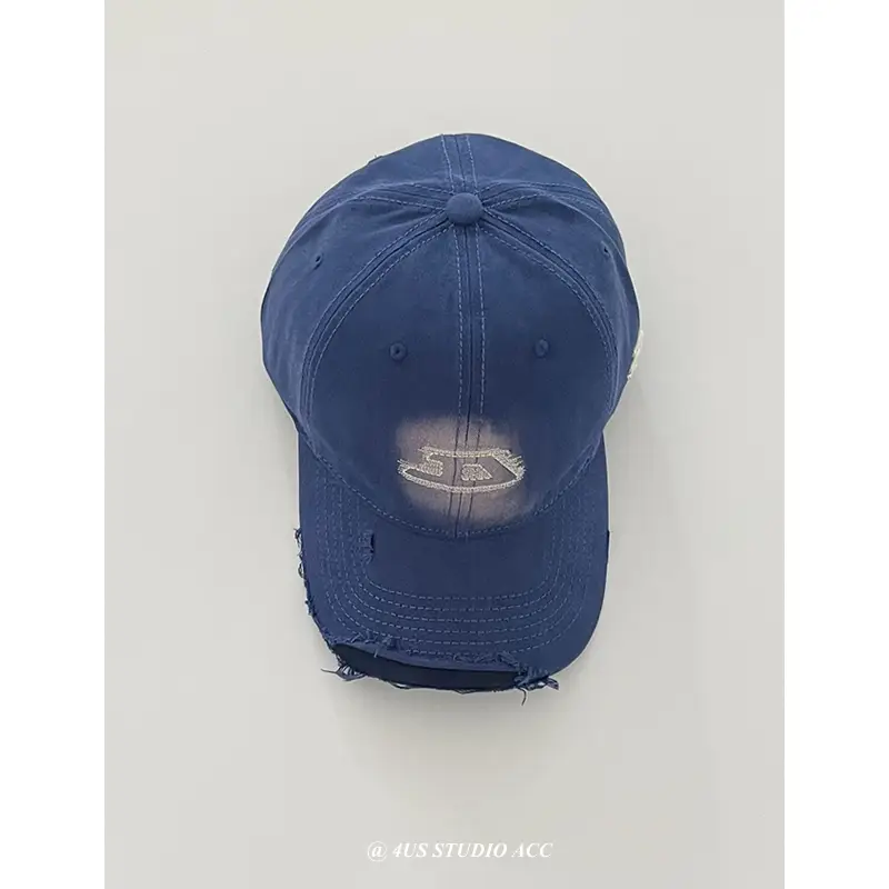 Women Washed Old Soft Top Baseball Cap Sun Protection - Image 5