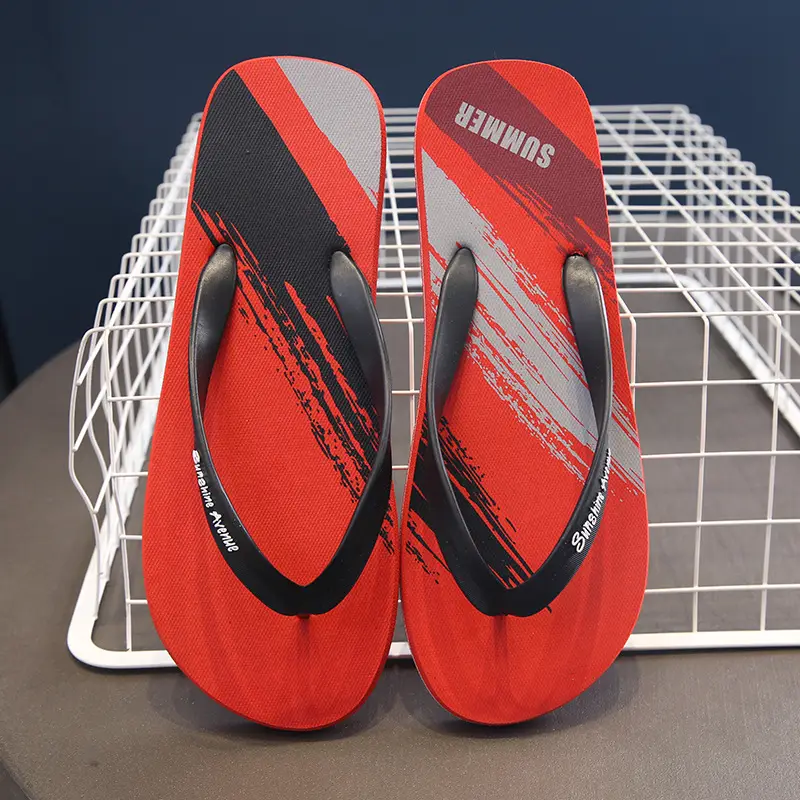 Beach flip flops men's outdoor summer new outdoor leisure men's flip flops non-slip simple student sandals - Image 2