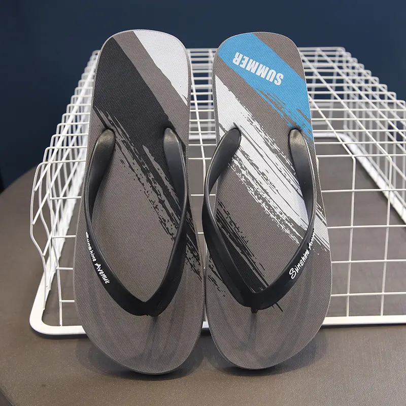 Beach flip flops men's outdoor summer new outdoor leisure men's flip flops non-slip simple student sandals - Image 3