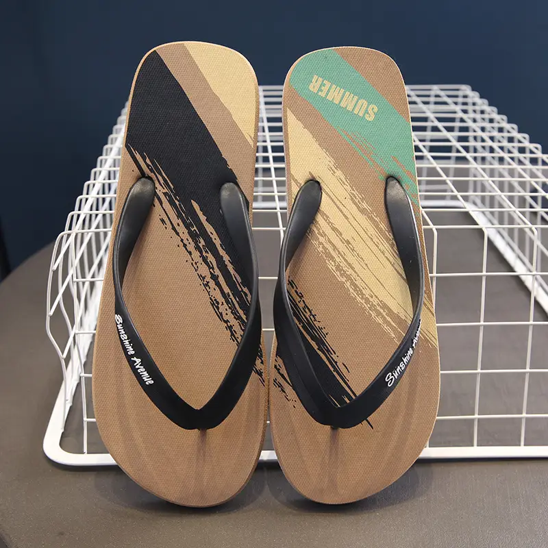 Beach flip flops men's outdoor summer new outdoor leisure men's flip flops non-slip simple student sandals - Image 4