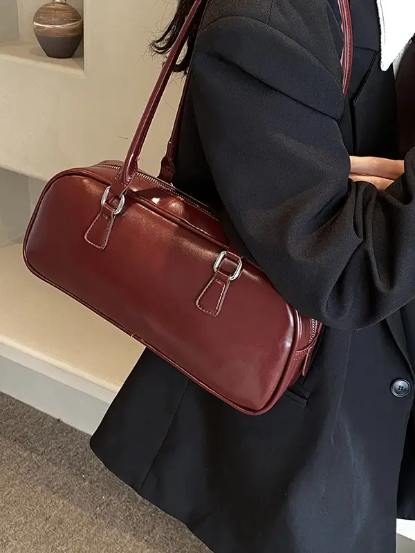 Brown French Niche Shoulder Bag for Women 2023 - Image 6