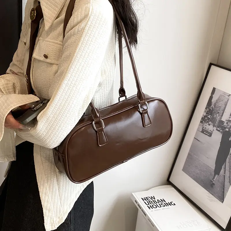 Brown French Niche Shoulder Bag for Women 2023 — feature 17