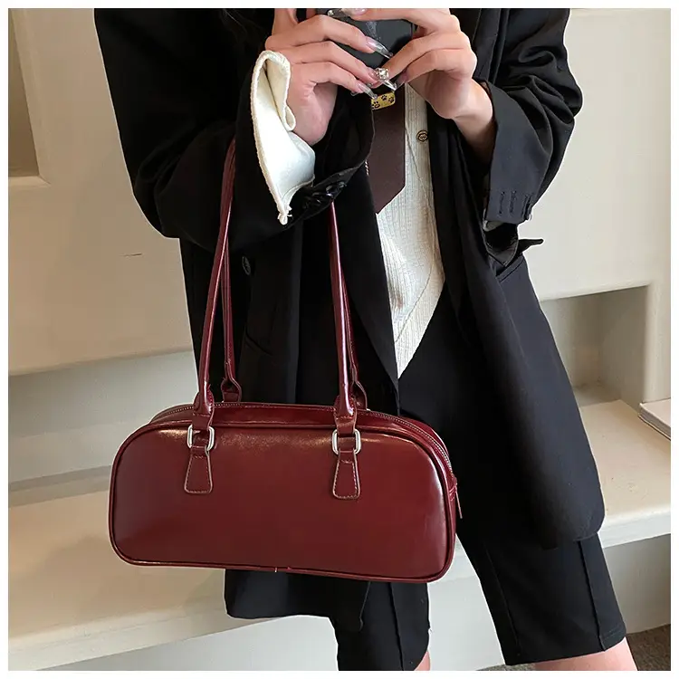 Brown French Niche Shoulder Bag for Women 2023 — feature 6