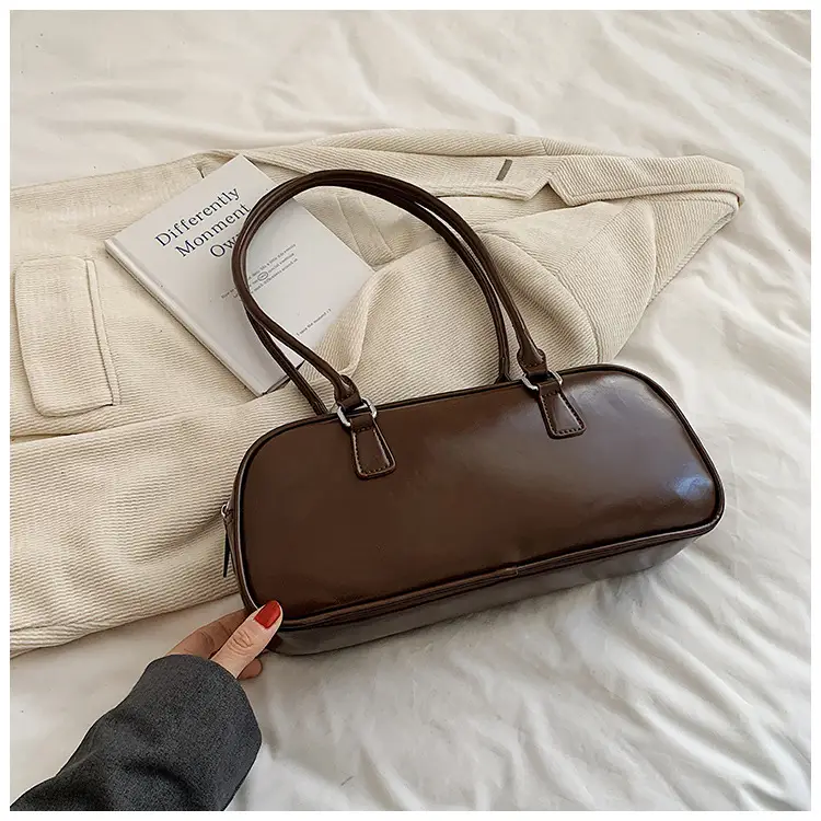 Brown French Niche Shoulder Bag for Women 2023 - Image 2