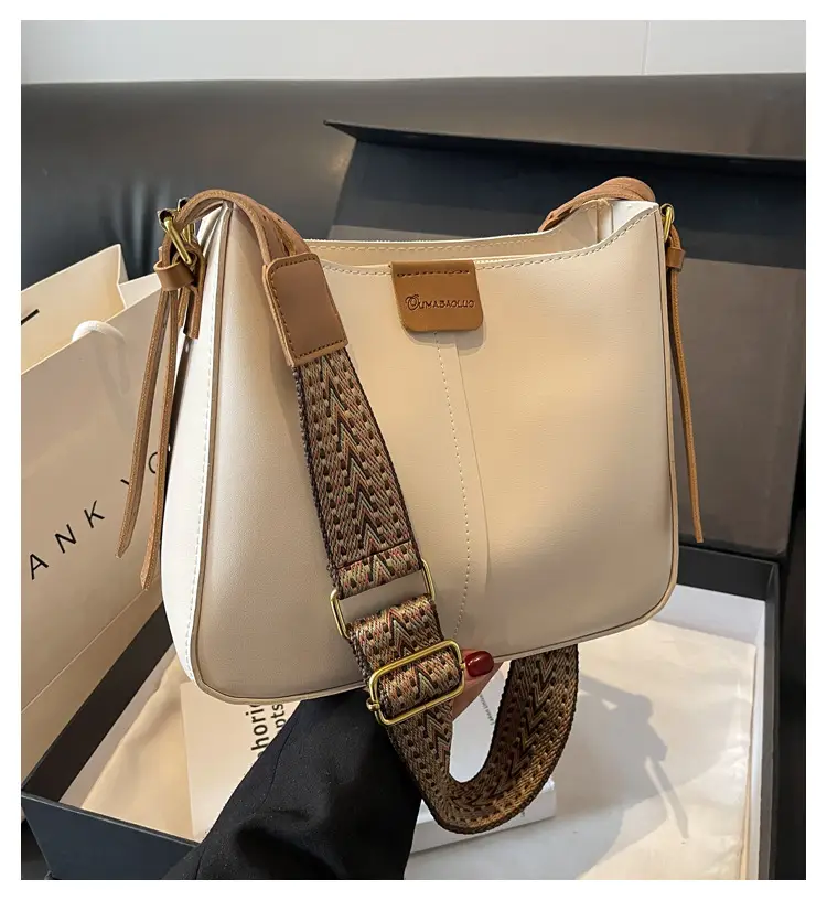 Korean Style Wide Strap Shoulder Bag for Women — feature 10