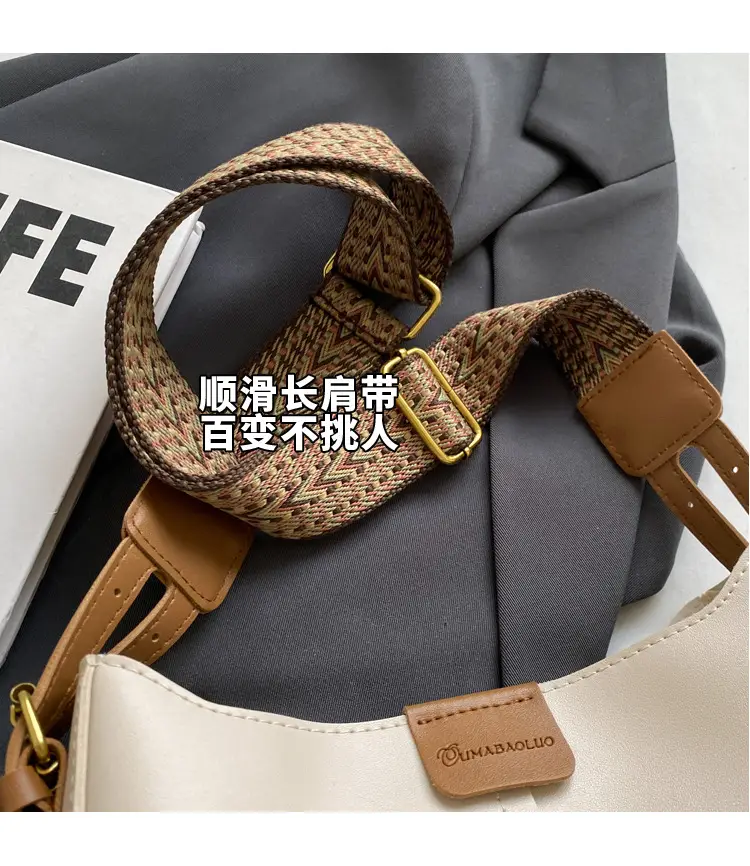 Korean Style Wide Strap Shoulder Bag for Women — feature 17