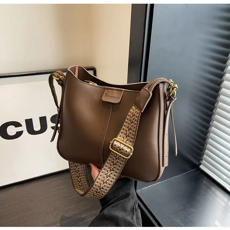 Korean Style Wide Strap Shoulder Bag for Women — feature 19