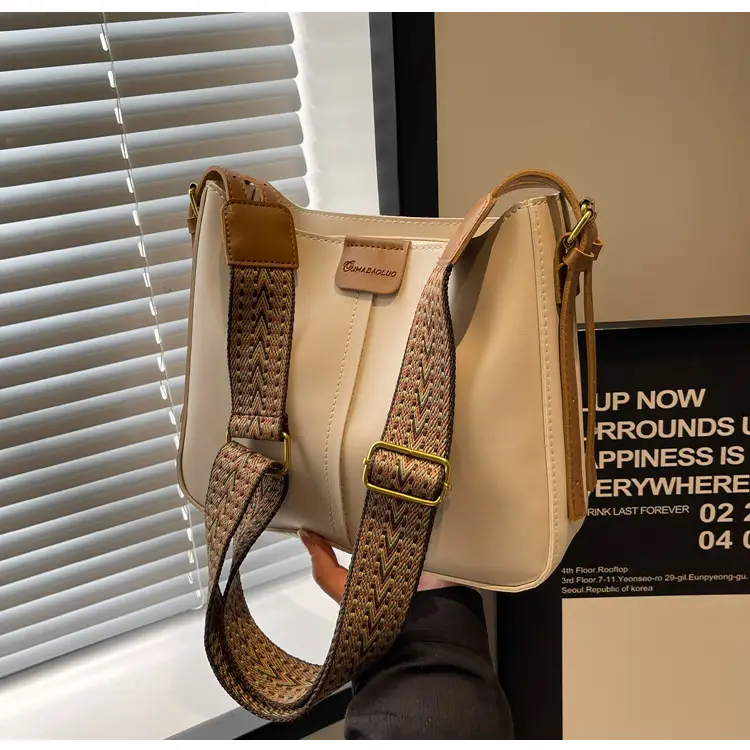 Korean Style Wide Strap Shoulder Bag for Women — feature 23